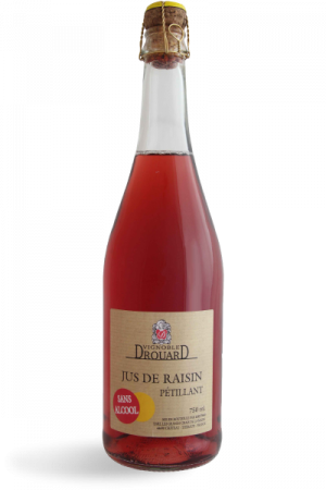 Jus de Raisin Pétillant sans alcool Rosé